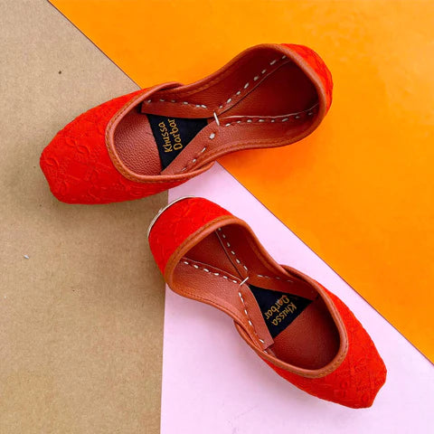 Khussa Darbar Fastive Style Slipper Love Birds main image 0